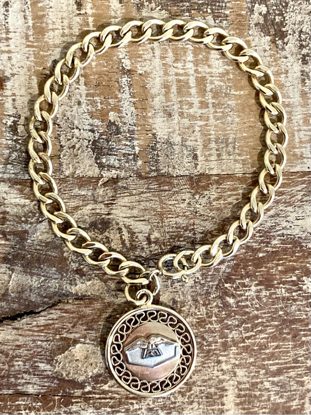 1/20 12K Gold Filled Vintage American National Insurance Gold Bracelet